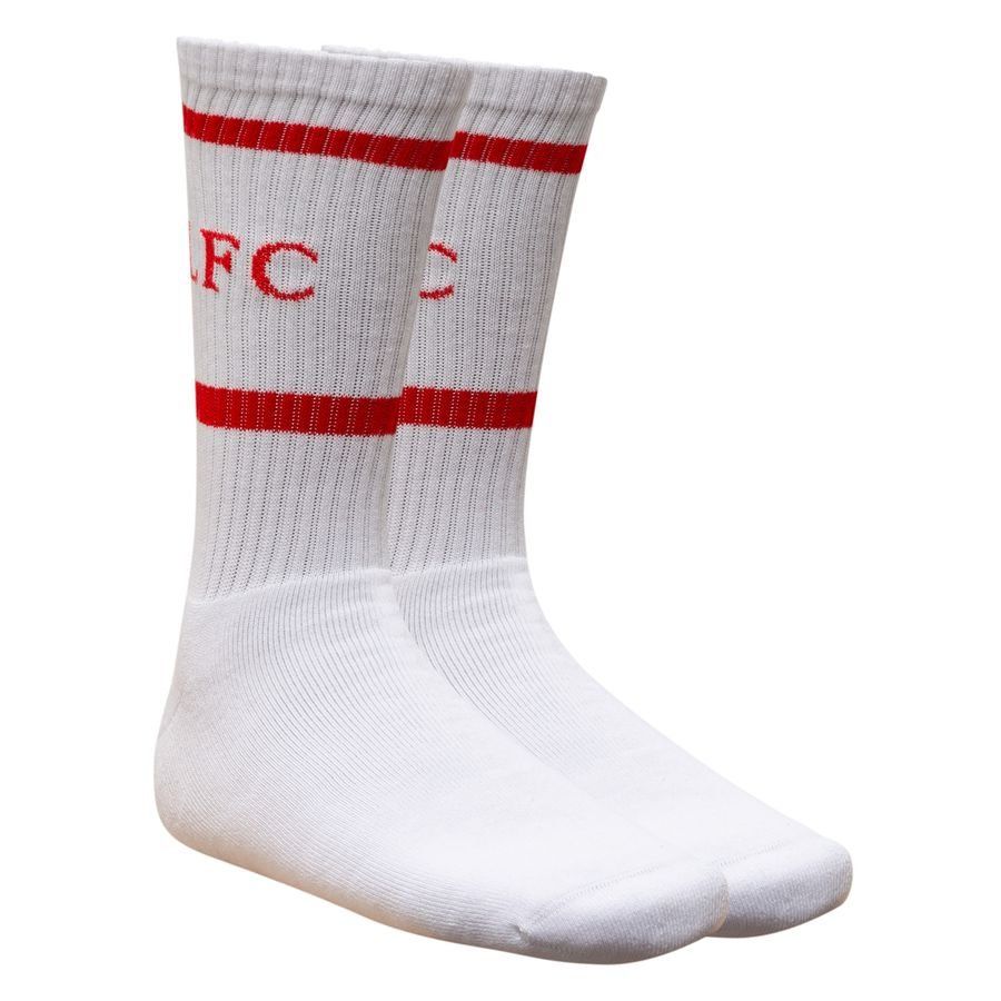 Liverpool Socks LFC 3-Pack - White - Men's-SoccerKits Hub | Buy Soccer Jerseys Online